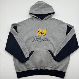Vintage Chase Authentication Jeff Gordon Hoodie Sweatshirt# 24 NASCAR XL